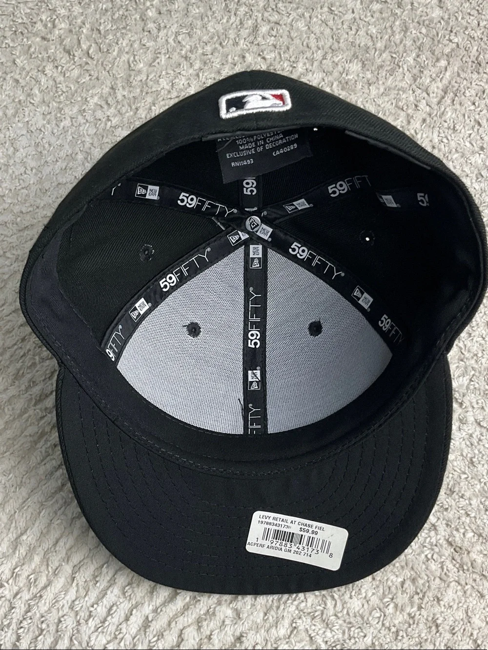 New Era Arizona Diamondbacks 2023 World Series Black & Red 59FIFTY Fitted 7 1/4